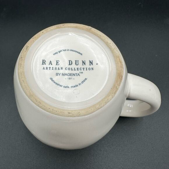 Rae Dunn Coffee Tea Mug BOSS LADY Cream with Black Letters 16 oz - Picture 6 of 14